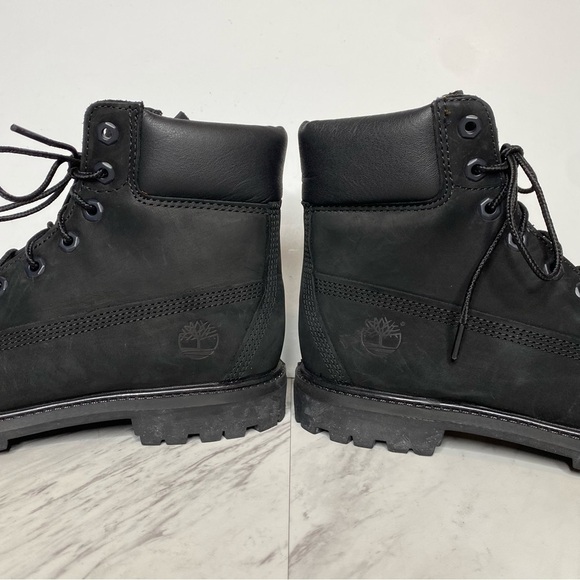 Timberland Black Nubuck Lace Up Boot 9M - Picture 8 of 14